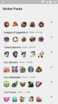 Legends Sticker for WhatsApp android App screenshot 1